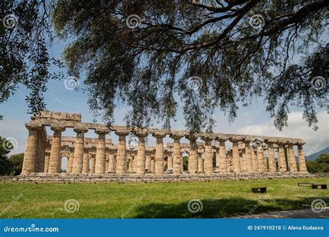 Paestum Originally Poseidon Siberian Colony Ancient Ancient City