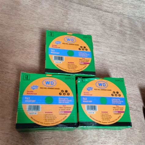 Jual Mata Gerinda WD batu potong 4 inch original (harga per10pcs bukan ...