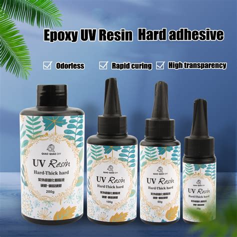 SG StockL Hard UV Resin Glue Crystal Clear Ultraviolet Curing Epoxy