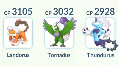 Therian Forme Landorus Tornadus Thundurus Legendary Trio In Pokemon