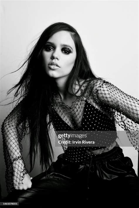 Actress Jenna Ortega Is Photographed For A Book Of Magazine On News Photo Getty Images