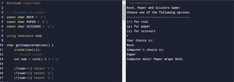 Rock Paper And Scissors Game Using C With Source Code