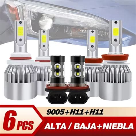 Para Subaru Kit De Luces Led 8000lm Luz Alta Baja Niebla Cuotas Sin