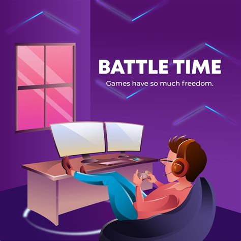 El Dise O De Banner De Los Juegos De Tiempo De Batalla Tiene Mucha