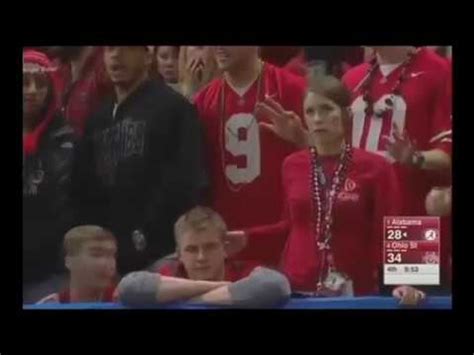 Raw Did Ohio State Female Fan Get Caught Cheating On Live Tv During The