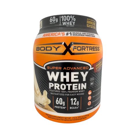 Body Fortress Super Advanced Whey Protein Vanilla 174 Lb