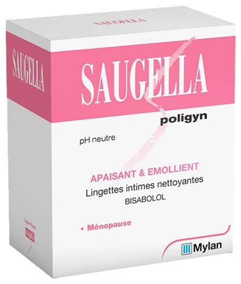 Saugella Poligyn 10 Lingettes Intimes Individuelles
