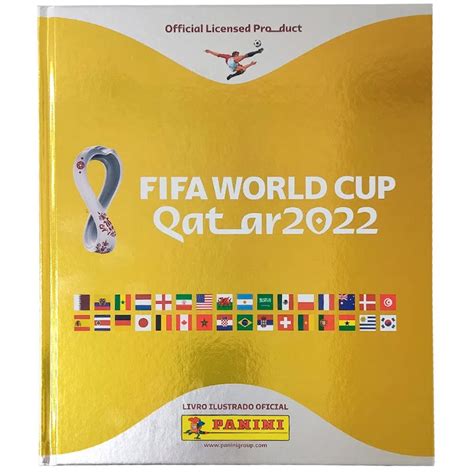 Álbum de figurinhas capa dura Ouro Copa 2022 Qatar Panini PT 1 UN