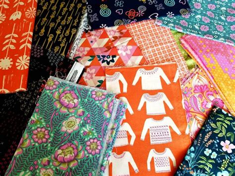 Fat Eighths Fabric Bundle 6 Pieces Etsy