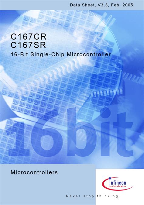 C Cr Datasheet Pdf Infineon Technologies