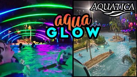 New After Hours Event Aqua Glow At Aquatica Orlando Nighttime