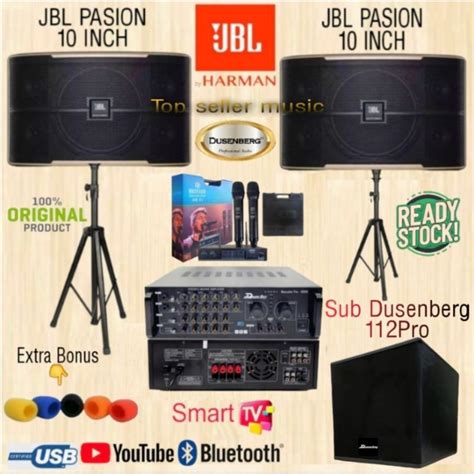 Jual Paket Sound System Speaker Karaoke Jbl Pasion Ampli Dusenberg