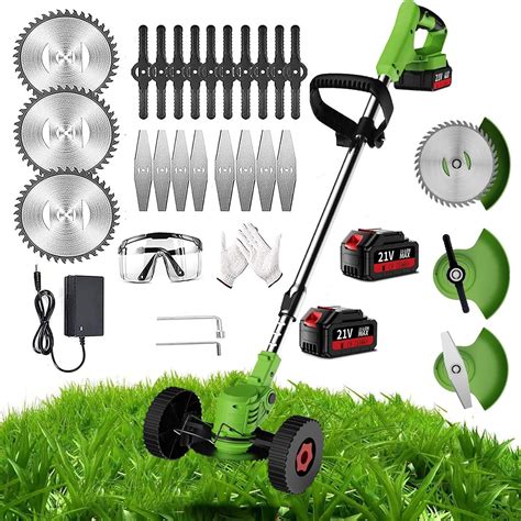 Metal Blade Cordless Strimmer Electric Garden Strimmers With Blades