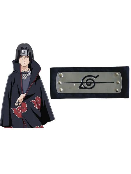 Naruto Ninja Hidden Leaf Village Headband Black Rogue Ninja Cosplay ...