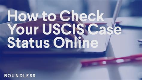 How To Check Your Uscis Case Status Online Youtube