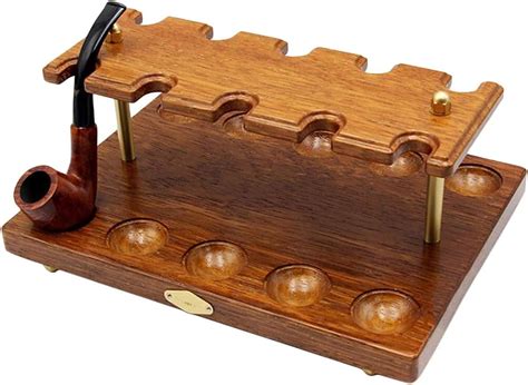 Amazon Bmink Wooden Tobacco Pipe Rack Pipe Display Rack Tobacco