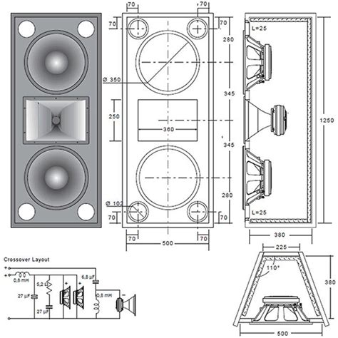 Resultado de imagem para speaker plans | Speaker plans, Subwoofer box ...