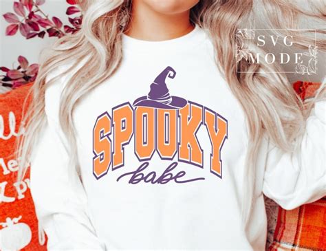 Spooky Babe Svg Png Halloween Vibes Svg Spooky Vibes Svg Spooky Girl Svg Spooky Season Svg