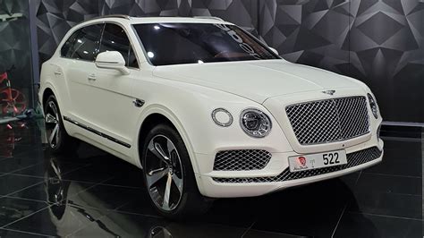 Bentley Bentayga - White Satin wrap | WrapStyle