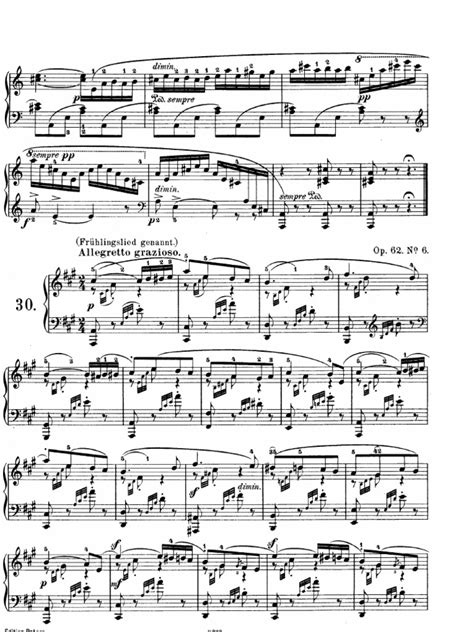 Mendelssohn Songs Without Words Op62 No6 Spring Pdf