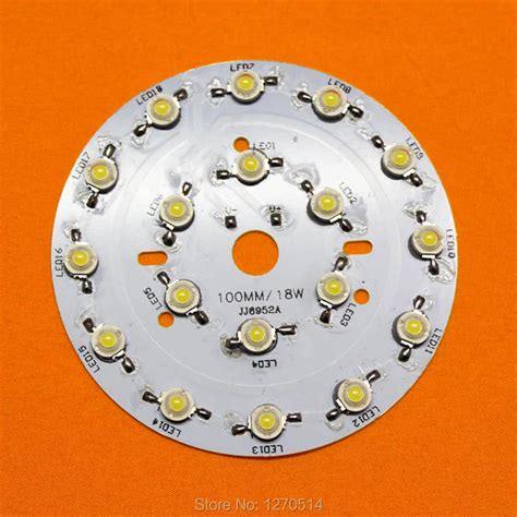 10pcs 18W LED PCB High Power LED Lamp Beads Aluminum Plate Aluminum