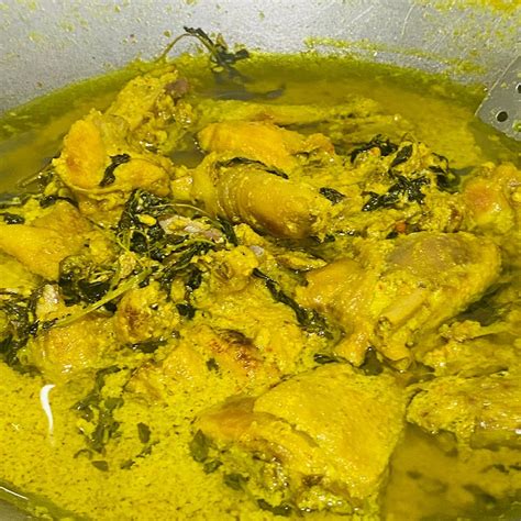 Resepi Rendang Ayam Tua Daun Maman Mak Tam Gemencheh Resepimy