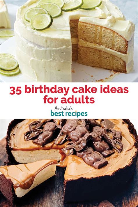 35 Birthday Cake Ideas For Adults In 2024 Easy Birthday Cake Recipes 35th Birthday Cakes