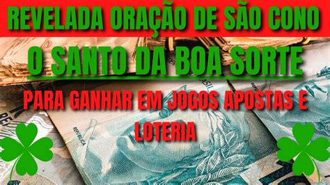 REVELADA FORTE E PODEROSA ORAÇÃO DE SÃO CONO O SANTO DA BOA SORTE