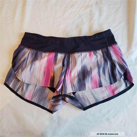 Lululemon Run Speed Short Naked Seam Mirage Deep Indigo Black Sz 6 Rare 56512919