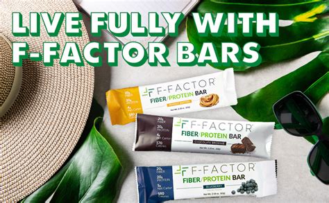 F Factor® Chocolate Brownie Protein Fiber Bars Low Sugar