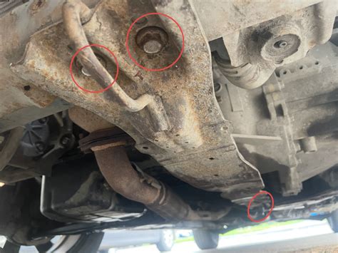 Замена передней подушки двигателя — Mitsubishi Lancer IX, 2 л, 2004 ...