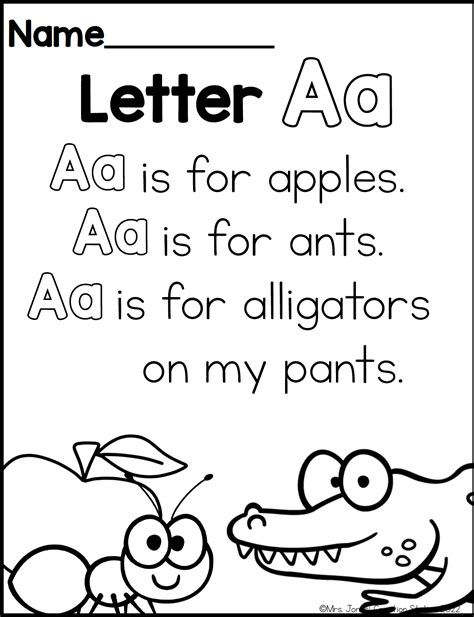 Alphabet Poems Coloring Sheets Pocket Chart Now I Know My Abcs