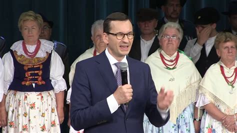 Mateusz Morawiecki - Wystąpienie Premiera RP w Siemianowicach Śląskich ...