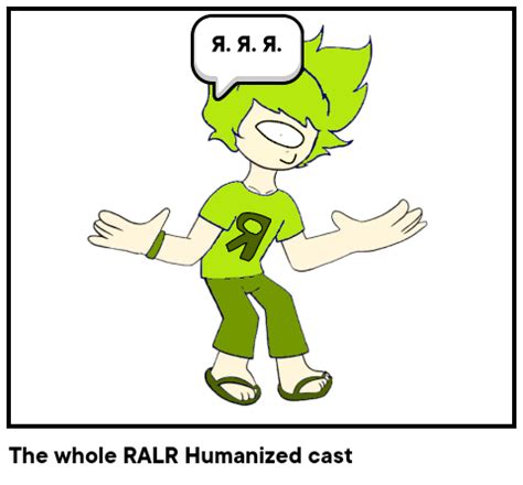 The Whole RALR Humanized Cast Comic Studio