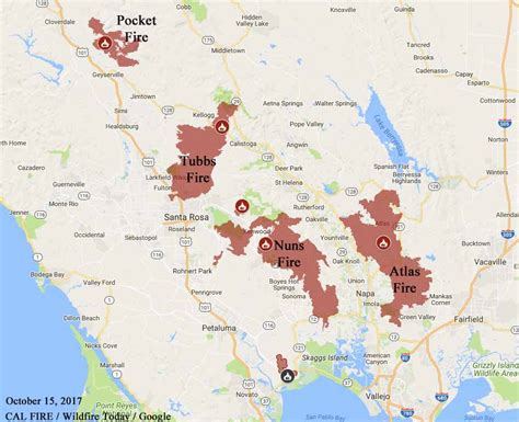 California Active Wildfires Map