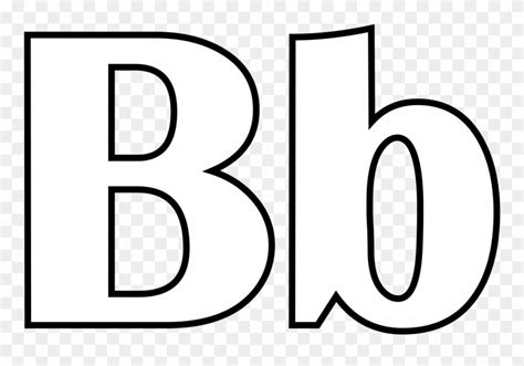 Letter B Black And White Png Clip Art Library