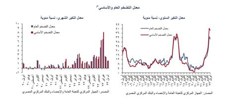 تقرير المركزي المصري يكشف عن تباطؤ معدلات تضخم شهر أبريل الماضي الأسبوع