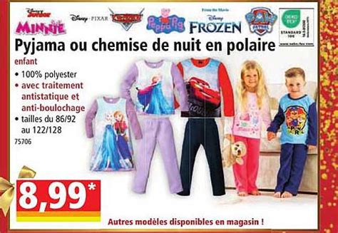 Promo Pyjama Ou Chemise De Nuit En Polaire Chez Norma ICatalogue Fr