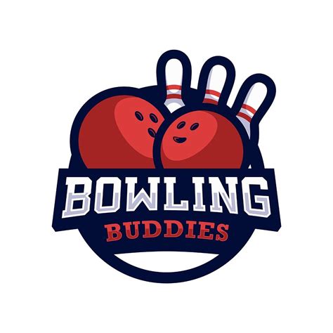Bowling Buddies Logo Unlimited Graphic Design Service
