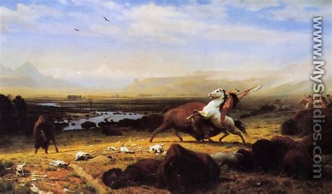 The Last Of The Buffalo by Albert Bierstadt - MyStudios.com