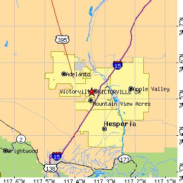 Victorville Zip Code Map – Map Vector