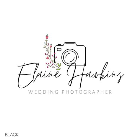 Elegant Photography Logo Signature Logo Camera Logo Foliage Etsy Uk