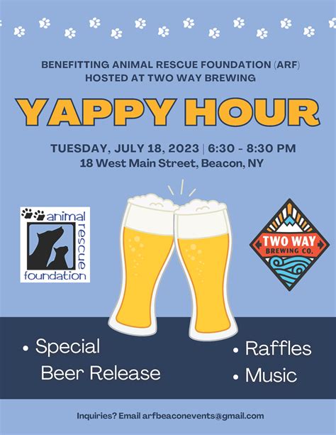 Yappy Hour Arf Beacon