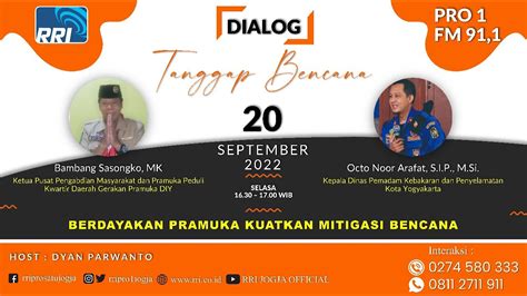 Dialog Tanggap Bencana Berdayakan Pramuka Kuatkan Mitigasi Bencana