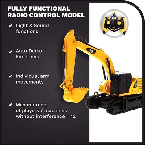 Excavadora Radio Control Escala 135 Rc Caterpillar 336 Radio Control