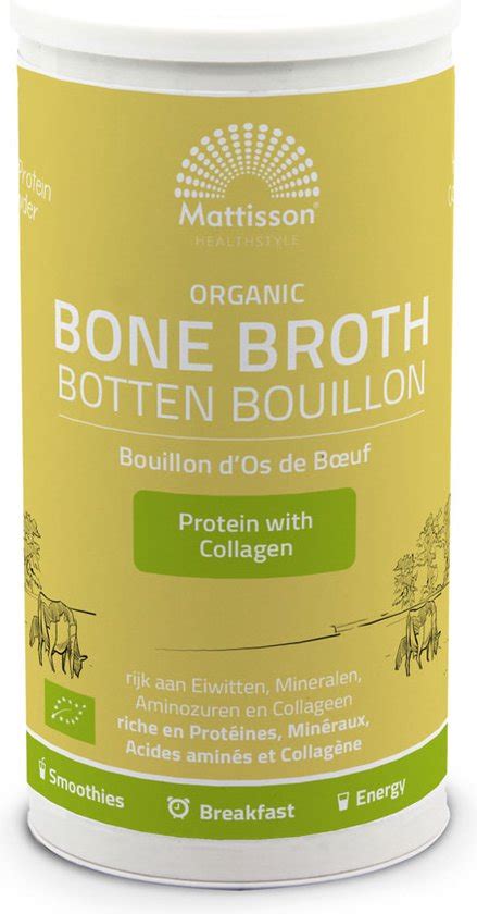 Mattisson Runder Botten Bouillon Biologisch Beef Bone Broth