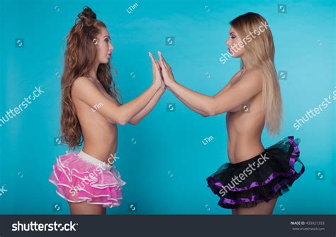 Two Beautiful Sexy Naked Girls On Stock Photo Shutterstock
