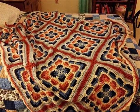 Larksfoot Afghan Free Pattern Beautiful Skills Crochet Knitting