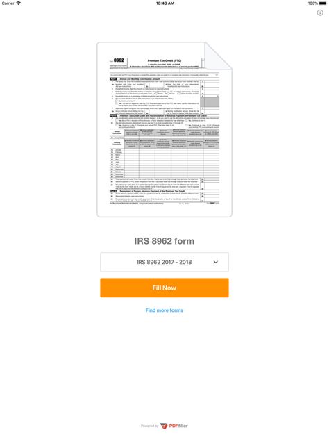 8962 Form Fill And Send Pdf For Ios Iphoneipad Free Download At Apppure