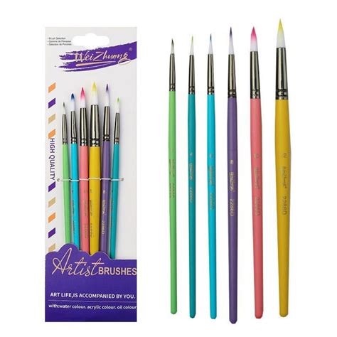 Milue Pieces Watercolor Painting Brushes Artist Paintbrushes For